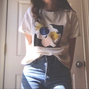 Madewell colorful apple graphic tee